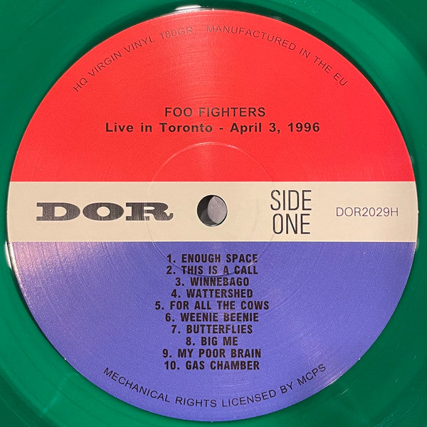 Foo Fighters - Live In Toronto - 1996 | Mint (M) Mint (M)-