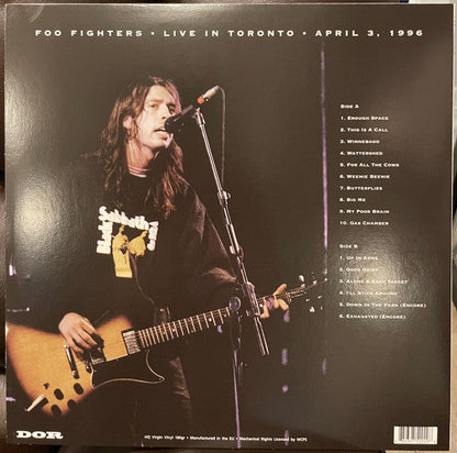 Foo Fighters - Live In Toronto - 1996 | Mint (M) Mint (M)-