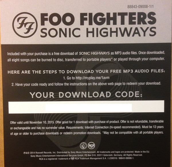 Foo Fighters - Sonic Highways | Mint (M) Mint (M)-