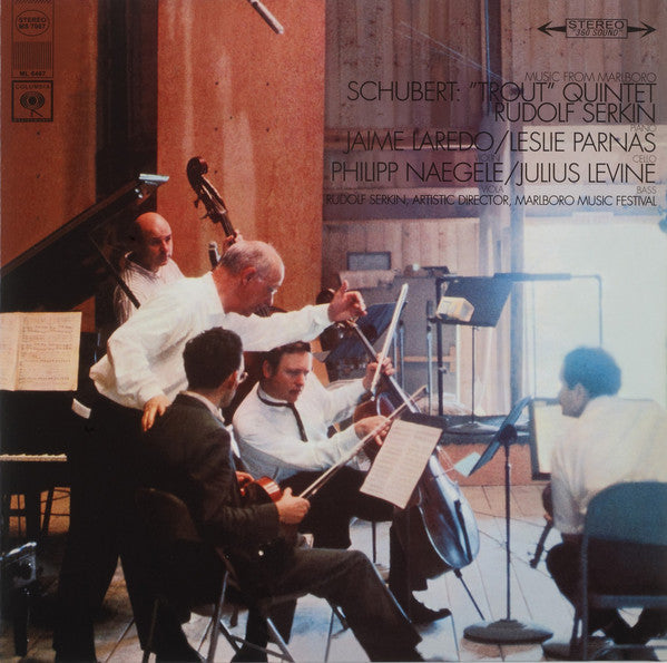Franz Schubert, Rudolf Serkin, Jaime Laredo, Lesli - Music From Marlboro Schubert: "Trout" Quintet |-