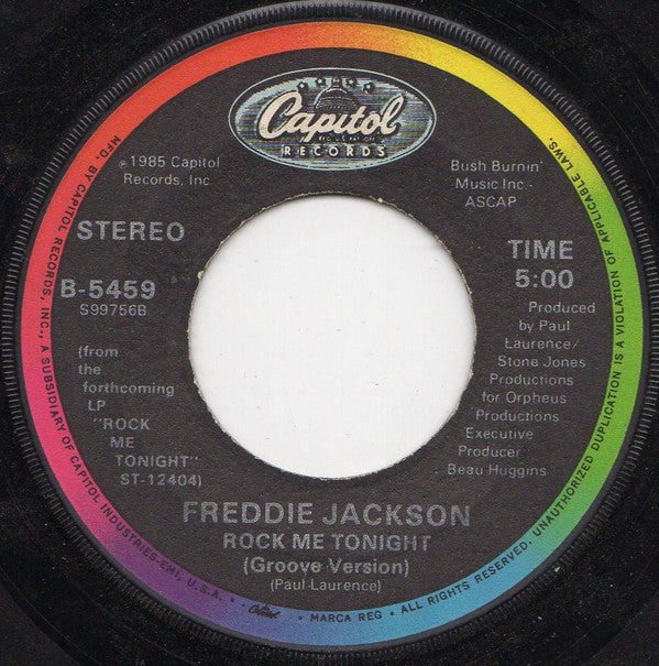 Freddie Jackson - Rock Me Tonight (For Old Times Sake) | Near Mint (NM) Near Mint (NM)-