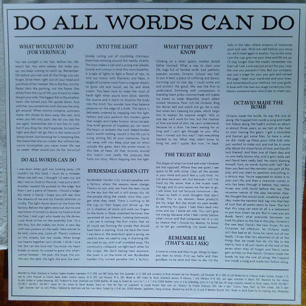 Fucked Up - Do All Words Can Do | Mint (M) Mint (M)-