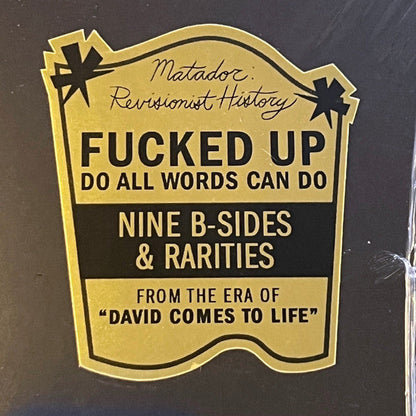 Fucked Up - Do All Words Can Do | Mint (M) Mint (M)-