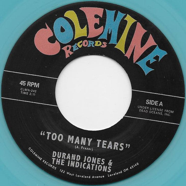 Durand Jones & The Indications - Too Many Tears / Cruisin' To The Parque | Mint (M) Mint (M)-