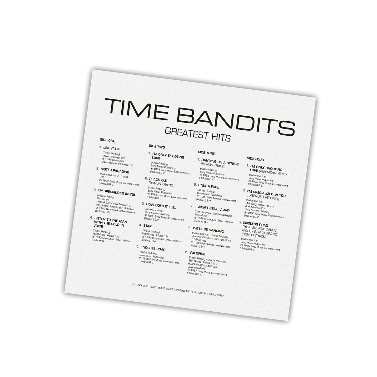 Time Bandits - Greatest Hits (MOV / PINK VINYL) | Mint (M) Mint (M)-