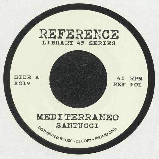 "Mediterraneo" b/w "Chase" | Mint (M) Generic-
