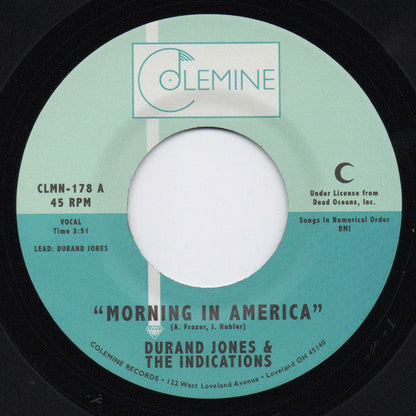 Durand Jones & The Indications - Morning In America / Cruisin' To The Park (7" VINYL) | Mint (M) Mint (M)-