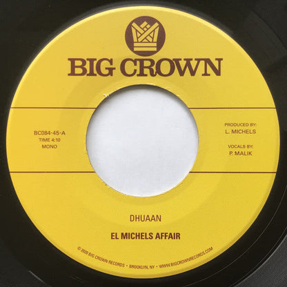 El Michels Affair - Dhuaan b/w Sha Na Na | Mint (M) Mint (M)-