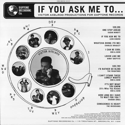 Victor Axelrod - If You Ask Me To... (Victor Axelrod Productions For Daptone Records) | Mint (M) Mint (M)-