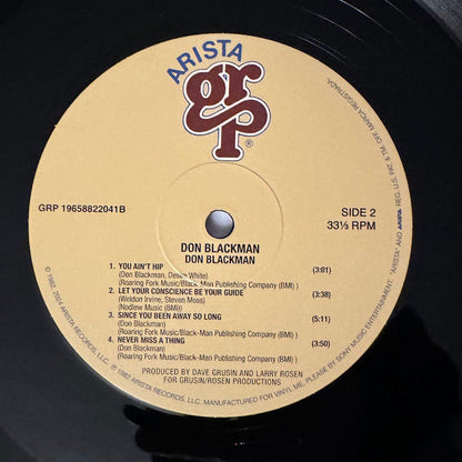 Don Blackman (VMP VINYL) | Mint (M) Mint (M)-