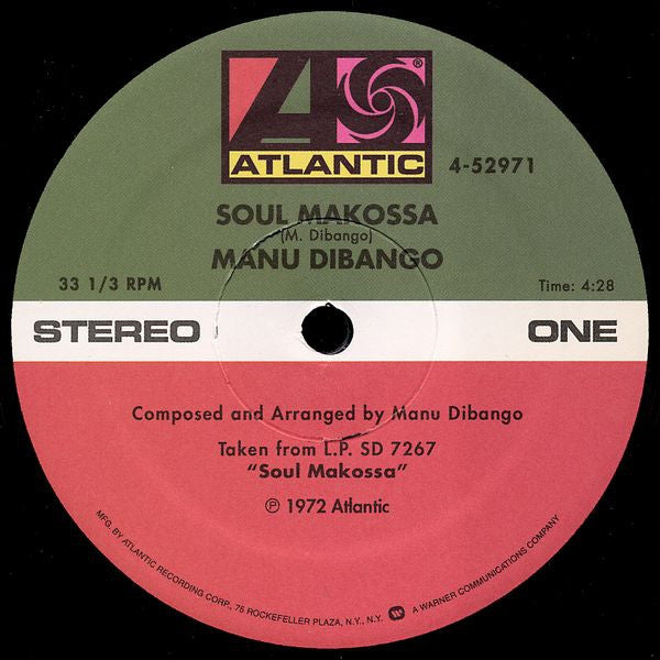 Manu Dibango - Soul Makossa / New Bell | Mint (M) Generic-