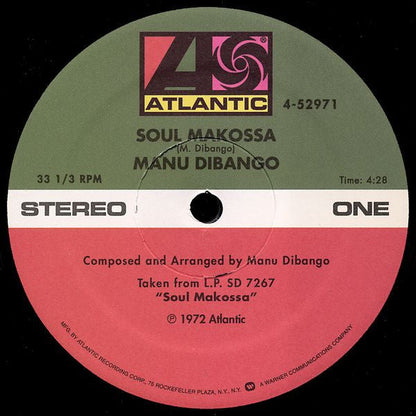 Manu Dibango - Soul Makossa / New Bell | Mint (M) Generic-