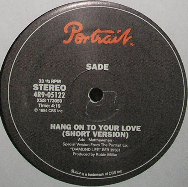 Sade - Hang On To Your Love (12" Version) | Mint (M) Generic-