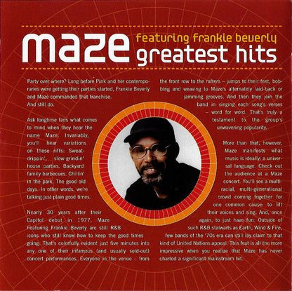 Maze Featuring Frankie Beverly - Greatest Hits (CD) | Mint (M) Mint (M)-