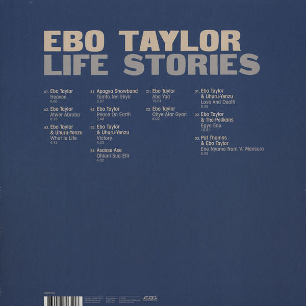 Ebo Taylor - Life Stories (Highlife & Afrobeat Classics 1973-1980) *CORNER BUMP* | Mint (M) Excellent+ (EX+)-