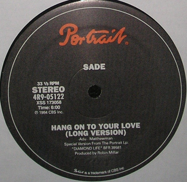 Sade - Hang On To Your Love (12" Version) | Mint (M) Generic-