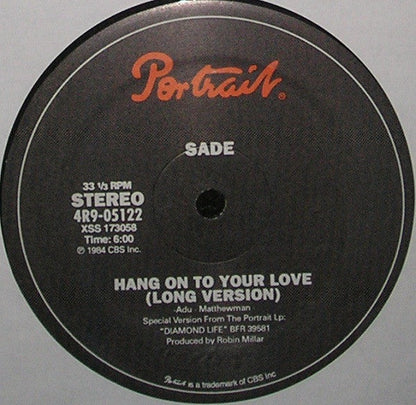 Sade - Hang On To Your Love (12" Version) | Mint (M) Generic-