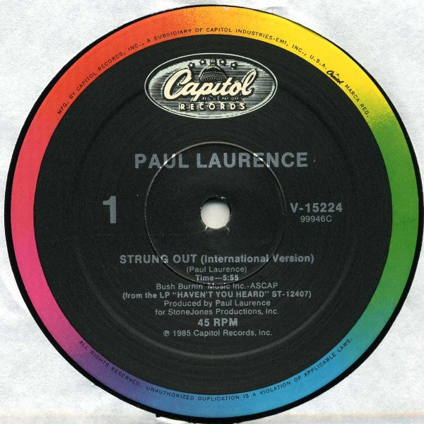 Paul Laurence - Strung Out | Mint (M) Generic-