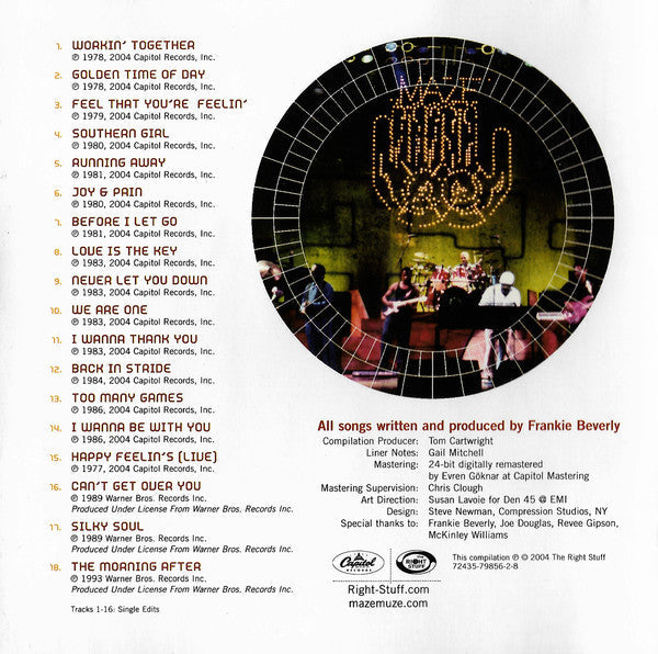 Maze Featuring Frankie Beverly - Greatest Hits (CD) | Mint (M) Mint (M)-