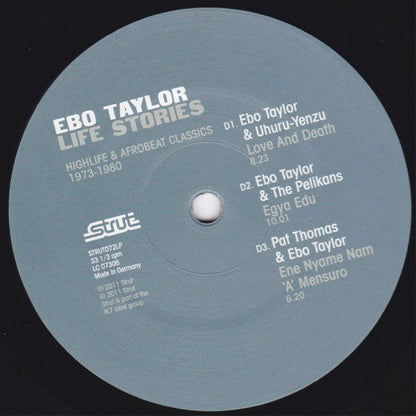 Ebo Taylor - Life Stories (Highlife & Afrobeat Classics 1973-1980) *CORNER BUMP* | Mint (M) Excellent+ (EX+)-