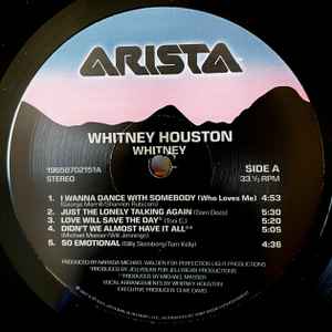 Whitney Houston - Whitney: Special Edition (VINYL) | Mint (M) Mint (M)-