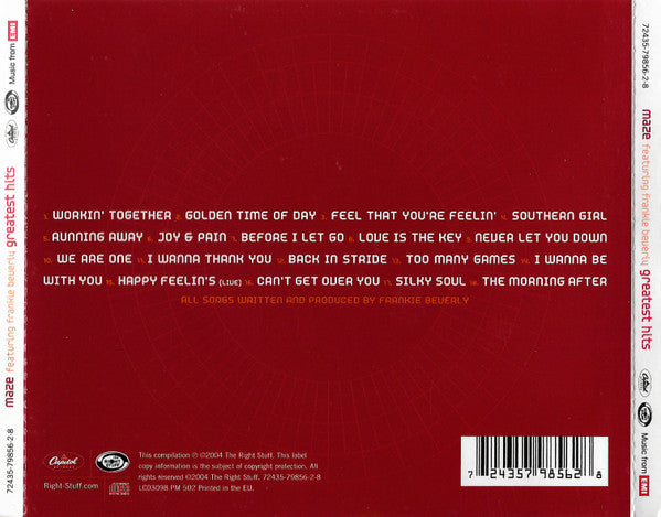Maze Featuring Frankie Beverly - Greatest Hits (CD) | Mint (M) Mint (M)-
