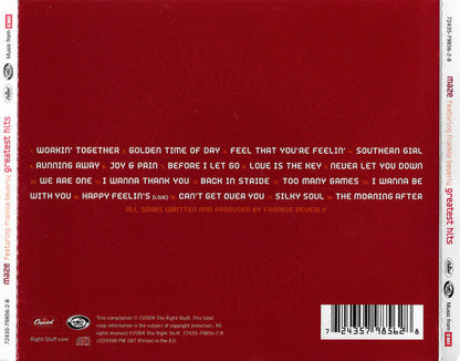 Maze Featuring Frankie Beverly - Greatest Hits (CD) | Mint (M) Mint (M)-