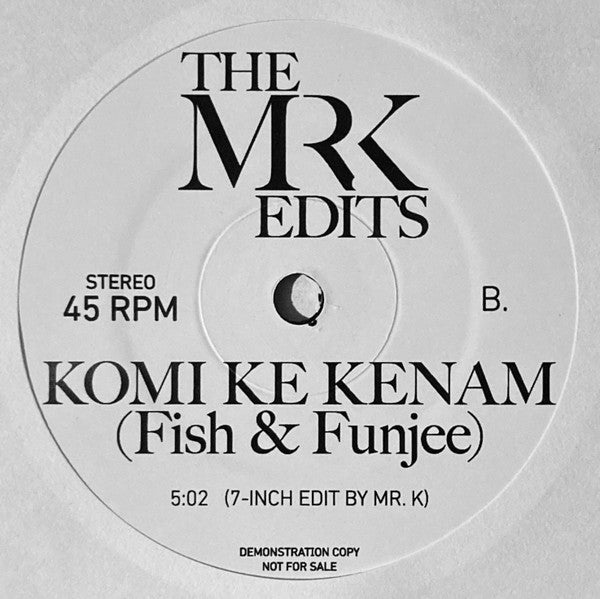 Wela Wela / Komi Ke Kenam (Fish & Funjee) 7" | Mint (M) Mint (M)-