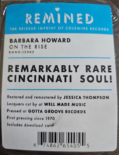 Barbara Howard - On The Rise (VINYL) | Mint (M) Mint (M)-