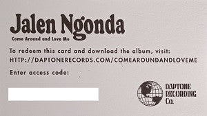 Jalen N'Gonda - Come Around And Love Me | Mint (M) Mint (M)-