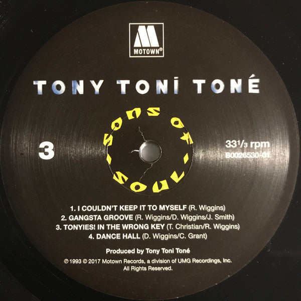 Tony! Toni! Toné! - Sons Of Soul (2xVINYL) | Mint (M) Mint (M)-