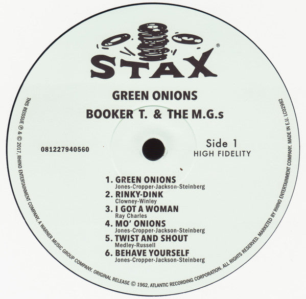 Green Onions (VINYL) |-