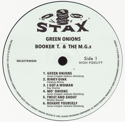 Green Onions (VINYL) |-