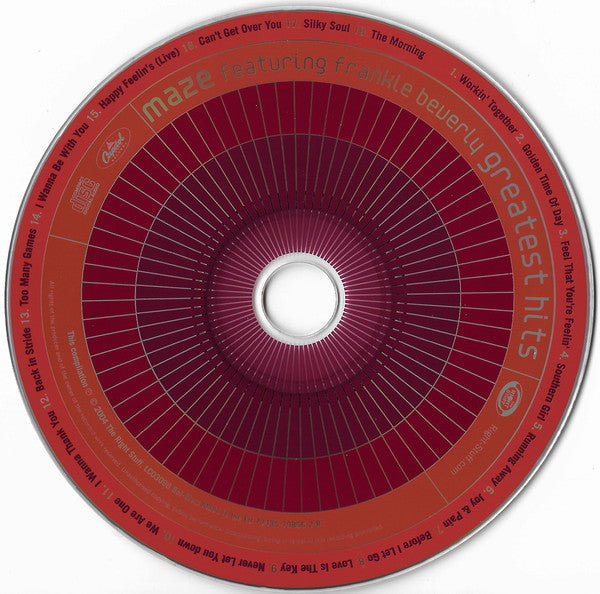 Maze Featuring Frankie Beverly - Greatest Hits (CD) | Mint (M) Mint (M)-