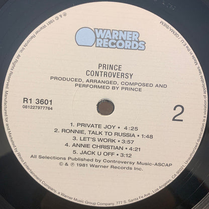 Controversy (OPENED-NEW)(VINYL) | Mint (M) Mint (M)-