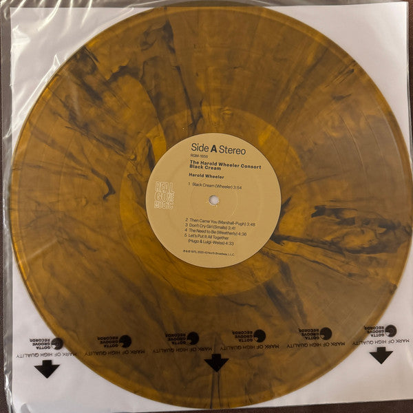 The Harold Wheeler Consort - Black Cream (COLOR VINYL) | Mint (M) Mint (M)-