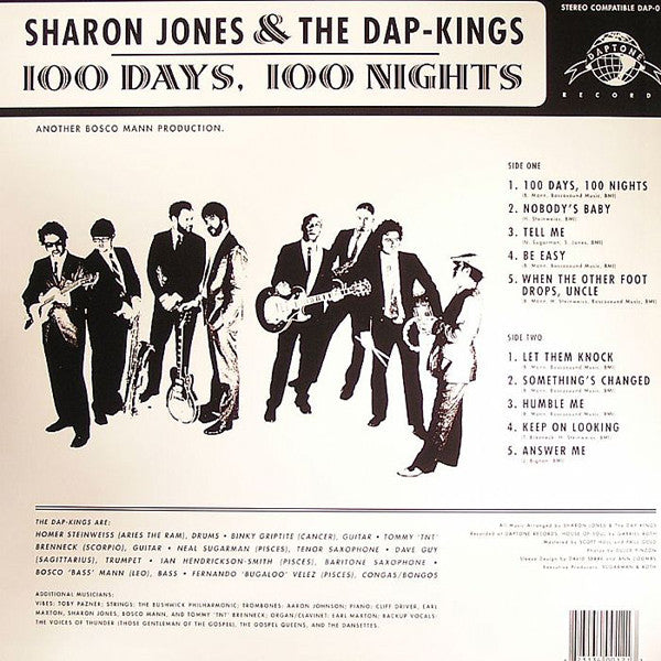 Sharon Jones & The Dap-Kings - 100 Days, 100 Nights (VINYL) | Mint (M) Mint (M)-