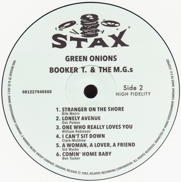 Green Onions (VINYL) |-