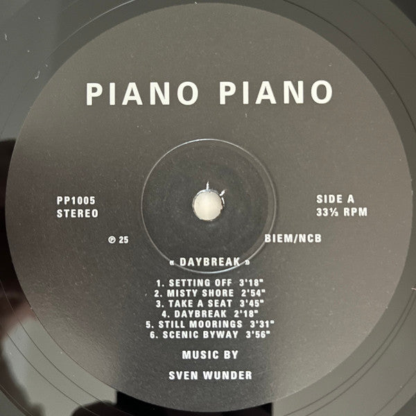 Sven Wunder - Daybreak (VINYL 12") | Mint (M) Mint (M)-
