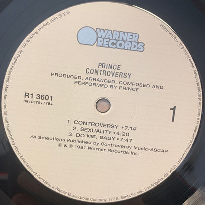 Controversy (OPENED-NEW)(VINYL) | Mint (M) Mint (M)-