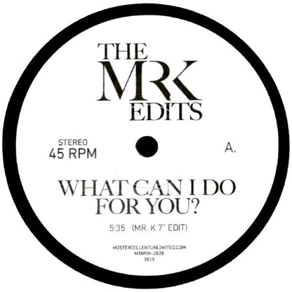 What Can I Do For You / Messin' With My Mind (7" VINYL) | Mint (M) Generic-