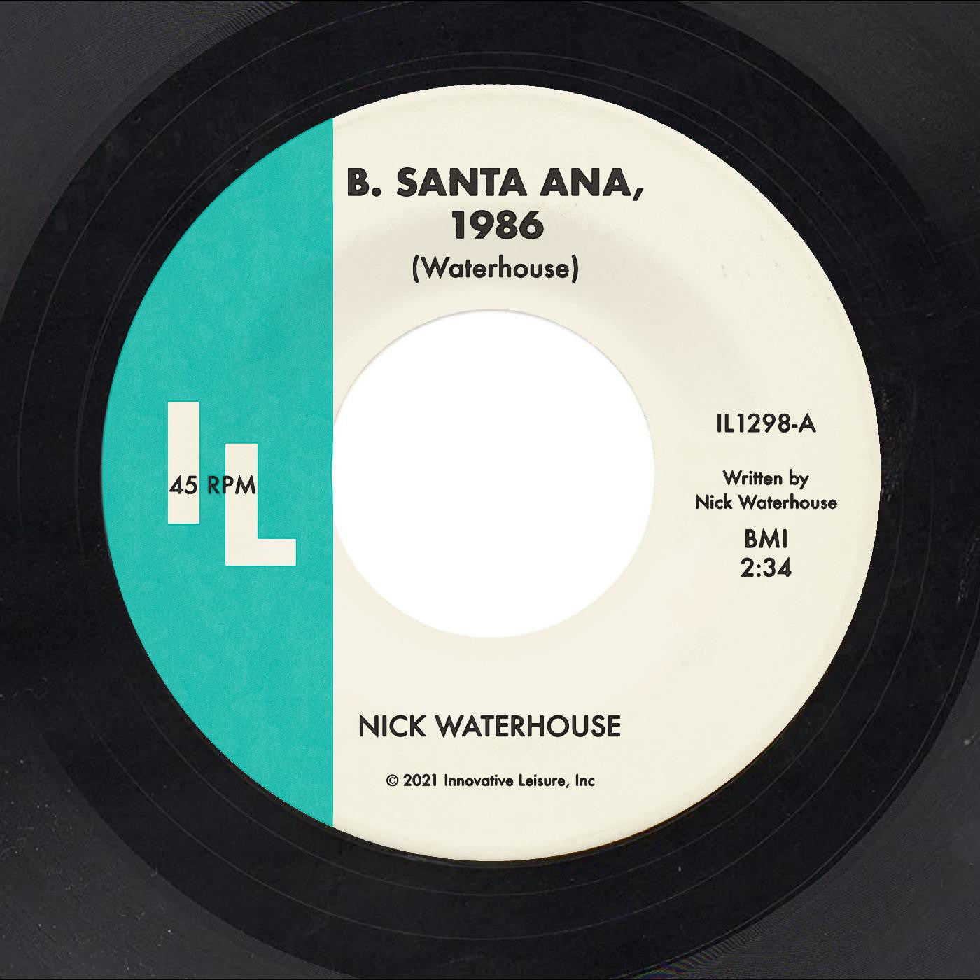 Waterhouse, Nick - B. Santa Ana b/w Pushing Too Hard |-