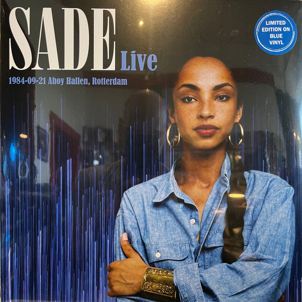 Sade - Live 1984-09-21 Ahoy Hallen, Rotterdam (BLUE VINYL) | Mint (M) Mint (M)-