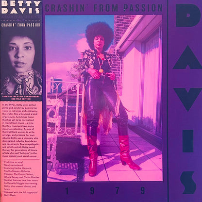 Betty Davis - Crashin' From Passion (TRANSPARENT RED VINYL) | Mint (M) Mint (M)-