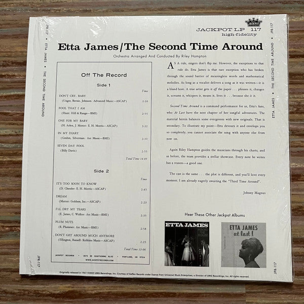 Etta James - The Second Time Around (ORANGE MARBLE VINYL) | Mint (M) Mint (M)-