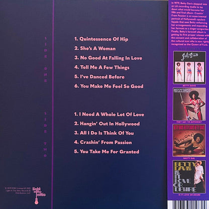 Betty Davis - Crashin' From Passion (TRANSPARENT RED VINYL) | Mint (M) Mint (M)-