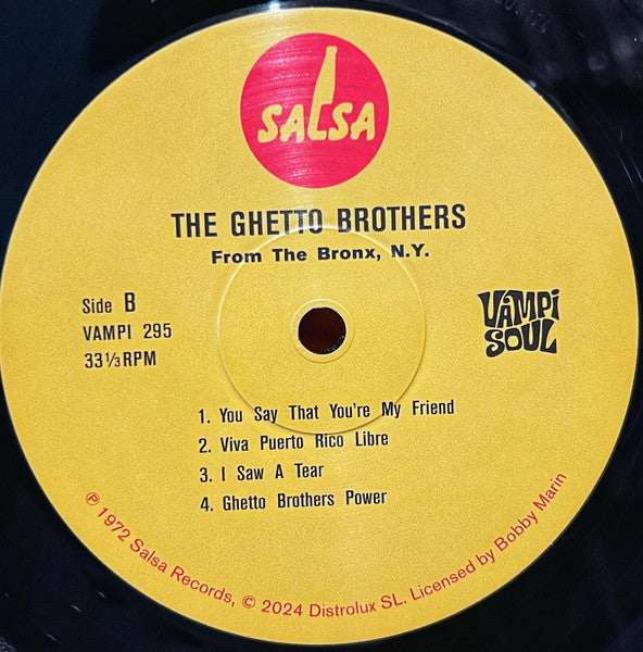 The Ghetto Brothers - Power-Fuerza (VINYL) | Mint (M) Mint (M)-