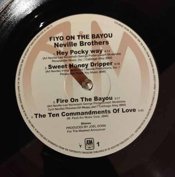 The Neville Brothers - Fiyo On The Bayou (VINYL - ITALY 2024) | Mint (M) Mint (M)-
