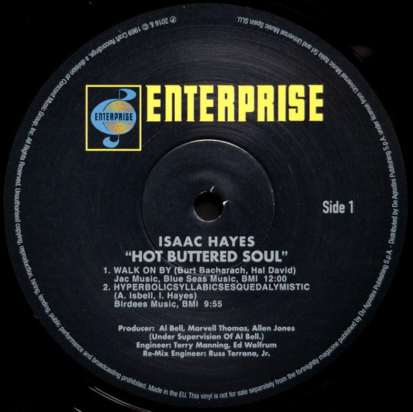 Hot Buttered Soul (VINYL) |-