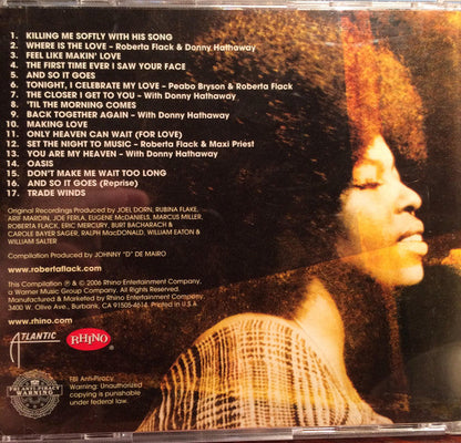 The Very Best Of Roberta Flack (CD) | Mint (M) Near Mint (NM)-